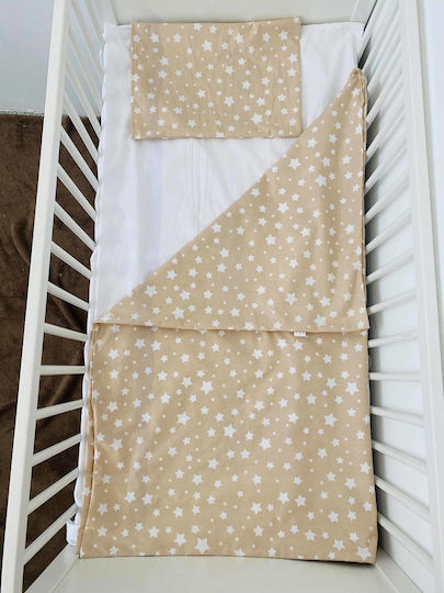 Σετ Κούνιας Beige And White