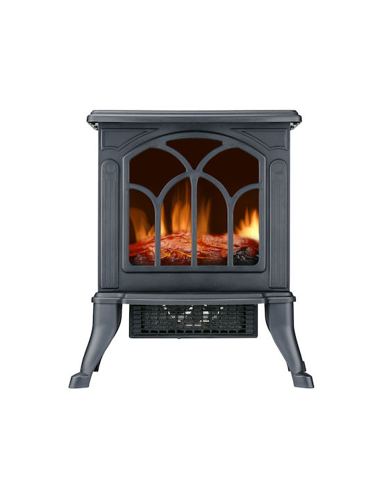 ArteLibre Floor Electric Fireplace 800W Black