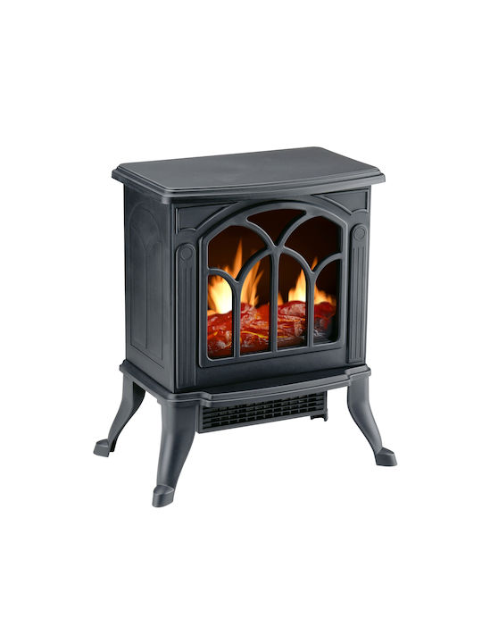 ArteLibre Floor Electric Fireplace 800W Black