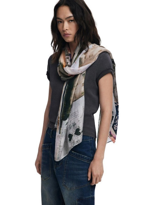 Desigual Damen Schal Mehrfarbig
