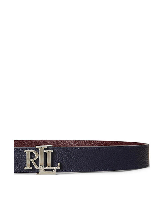 Leder Damen Gürtel Blau