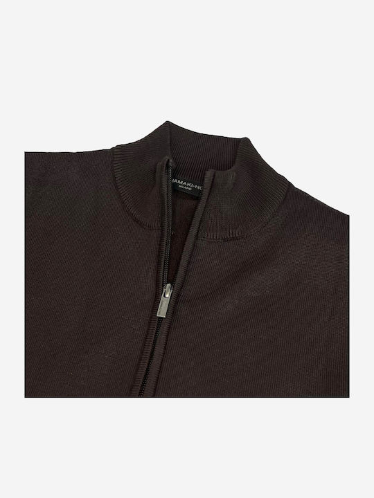 Ανδρική Ζακέτα Πλεκτή Brown