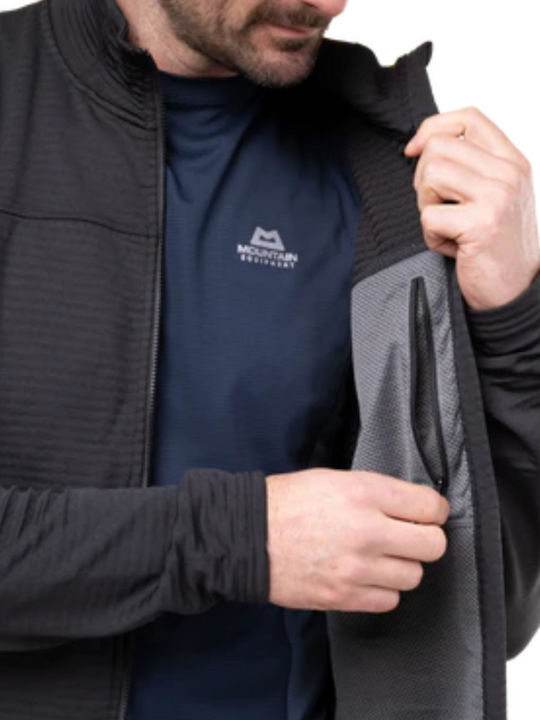 Ανδρική Ζακέτα Fleece Μαύρο