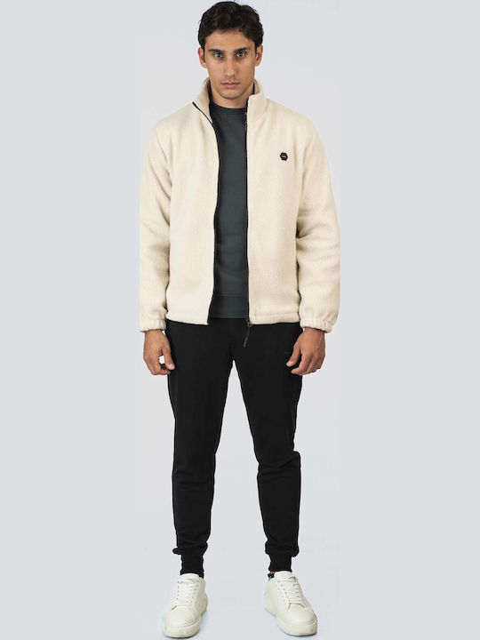 Мъжка Жилетка Fleece Off White