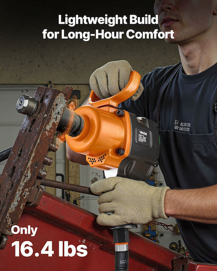 Vevor Air Impact Wrench 1" With Maximum Torque 163.15kgm
