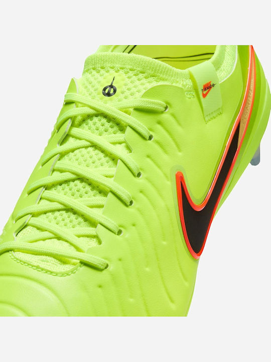 Nike Tiempo Legend 10 Elite Football Shoes with Cleats Green