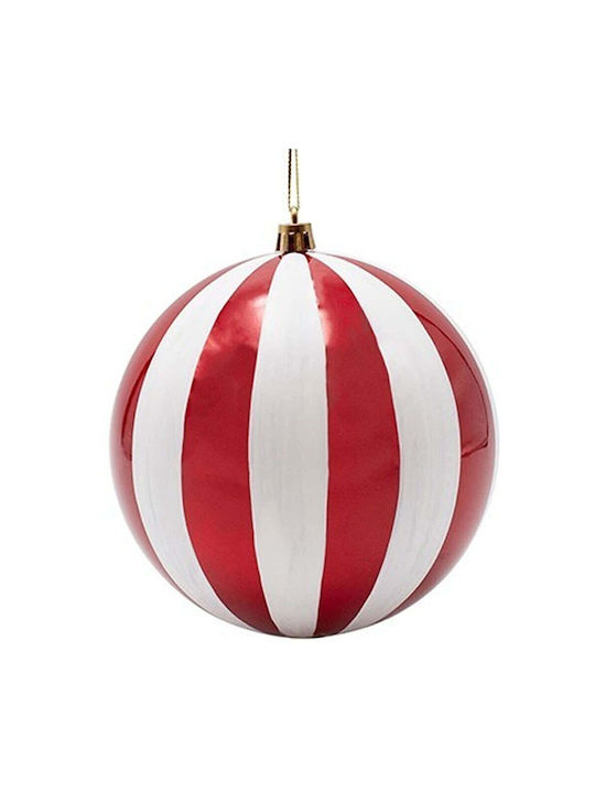 Set Of 2 Large Red Plastic Balls 15cm