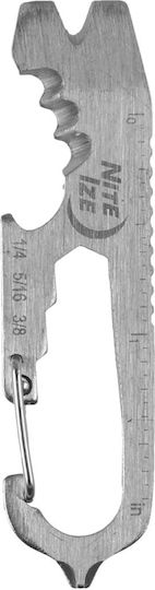 Niteize DoohicKey Multitool with Locking Mechanism Gray