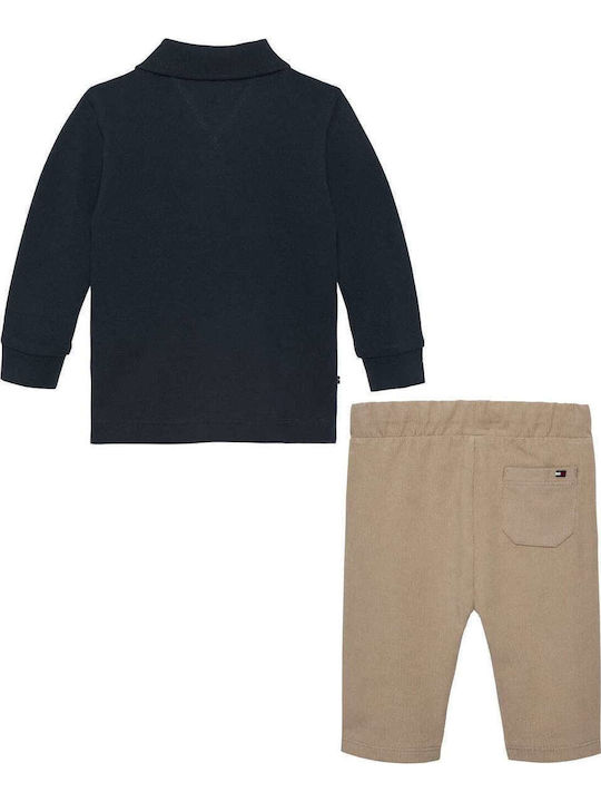 Kids' Set with Pants Winter 2pcs Blue