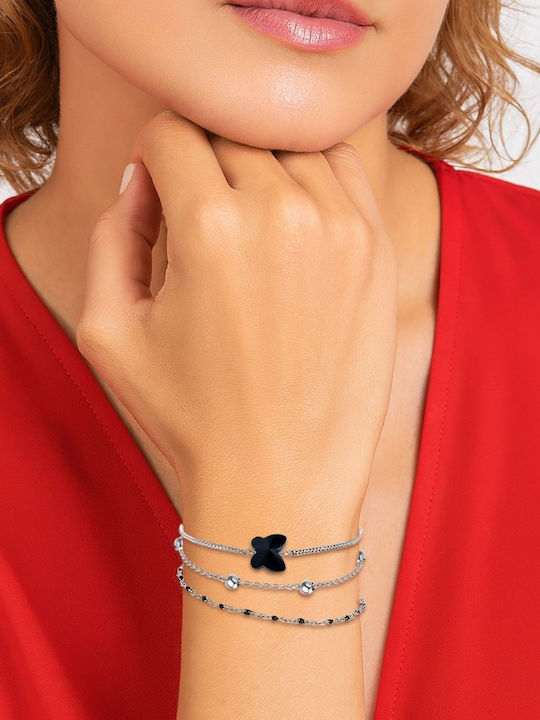 So Charm Women's Steel Bracelet Set 14.5cm
