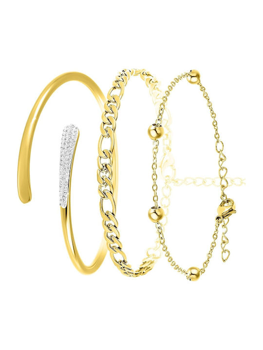 So Charm Γυναικείο Σετ Βραχιόλια 18cm