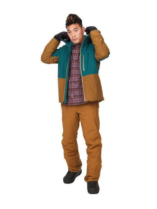Marmot M15906-22467 Ανδρικό Μπουφάν Gore-Tex για Σκι & Snowboard Τιρκουάζ