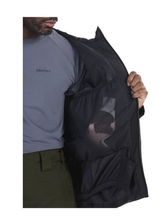 Marmot M15906-001 Ανδρικό Μπουφάν Gore-Tex για Σκι & Snowboard Μαύρο