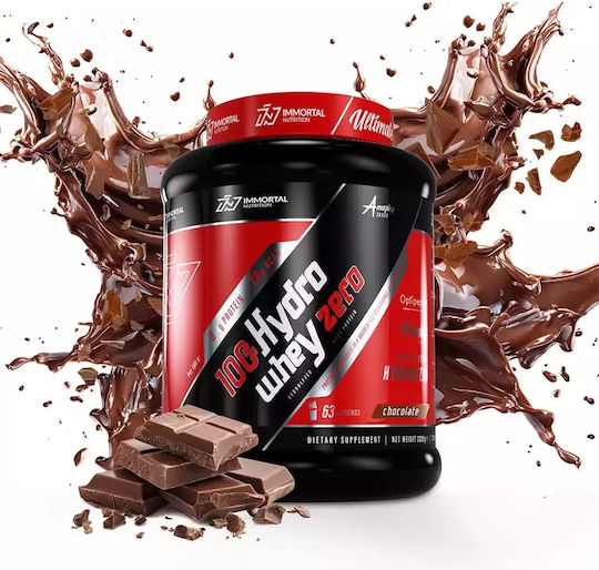 Immortal Nutrition 100% Hydro Whey Zero Протеин Суроватъчен с Вкус Шоколад 2kg