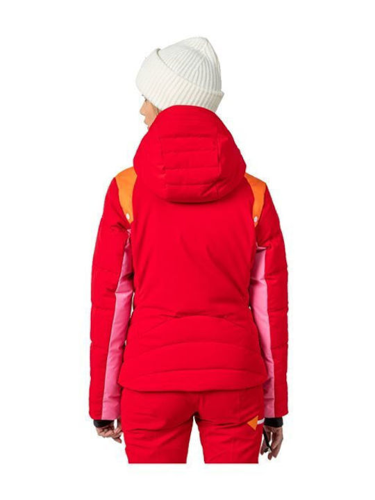 Rossignol RLNWJ30-300 Γυναικείο Μπουφάν για Σκι & Snowboard Κόκκινο