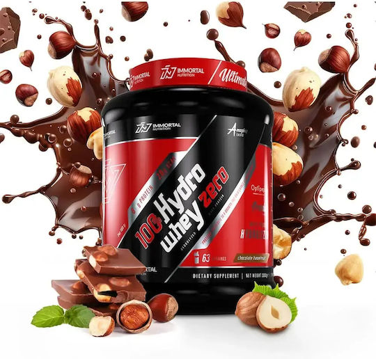 Immortal Nutrition 100% Hydro Whey Zero Πρωτεΐνη Ορού Γάλακτος με Γεύση Chocolate Hazelnut 2kg