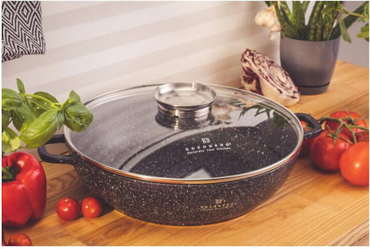 Edenberg Saute Pan Made of Aluminum with Lid with Non-Stick Coating 32cm