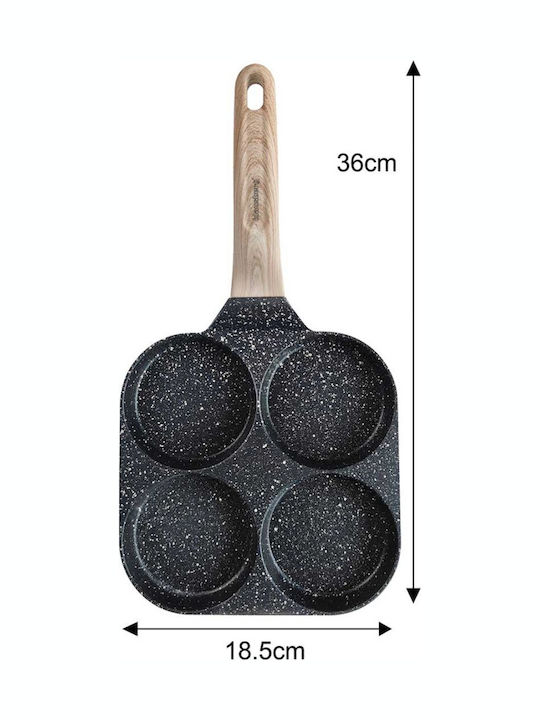 Klausberg Pan aus Druckguss-Aluminium mit Antihaftbeschichtung 36cm