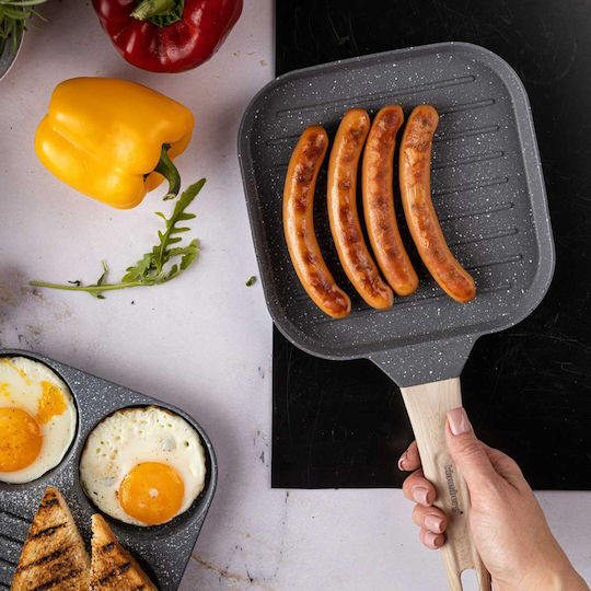 Klausberg Grill made of Cast Aluminum with Non-Stick Coating 36cm