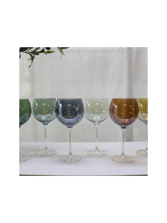 Set of Glasses for White Wine made of Glass Stemmed 420ml 6pcs