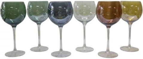 Set de pahare pentru Vin Alb din Sticlă Cu picior 420ml 6buc