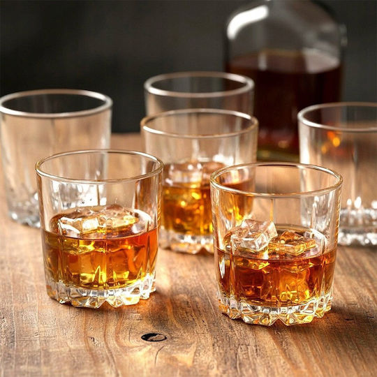 Vilde Σετ Ποτήρια Ουίσκι από Γυαλί 280ml 6τμχ
