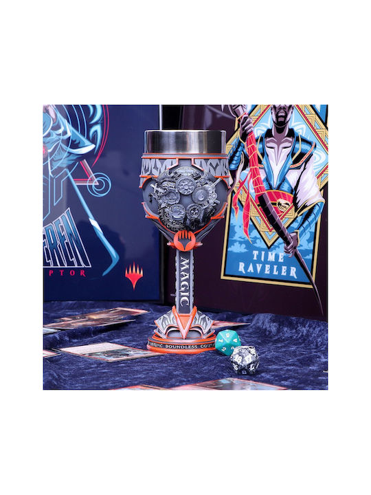 Nemesis Now Magic The Gathering - Mana Symbols Cup (20cm) Glass for White and Red Wine made of Glass