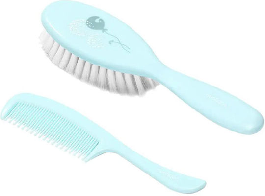 Babyono Babybürste & Kamm Turquoise 2Stück
