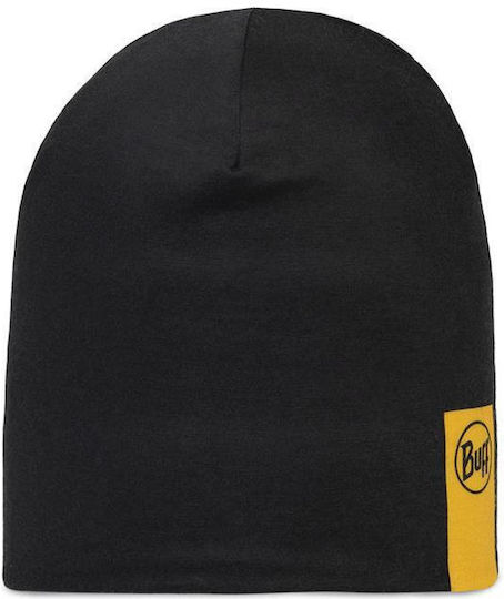 Ecostretch Beanie Unisex Beanie Knitted in Black color