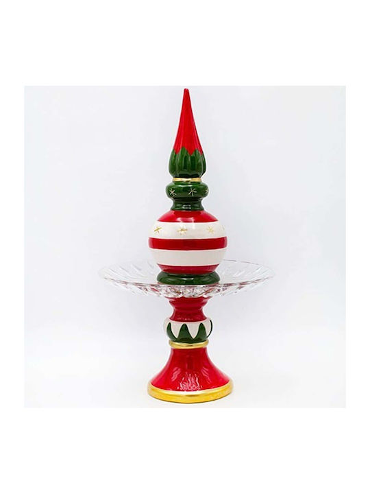 Πιατελα Candy Μπαλα Κωνος Διακοσμητικη 24x43cm Eurolamp 600-47028