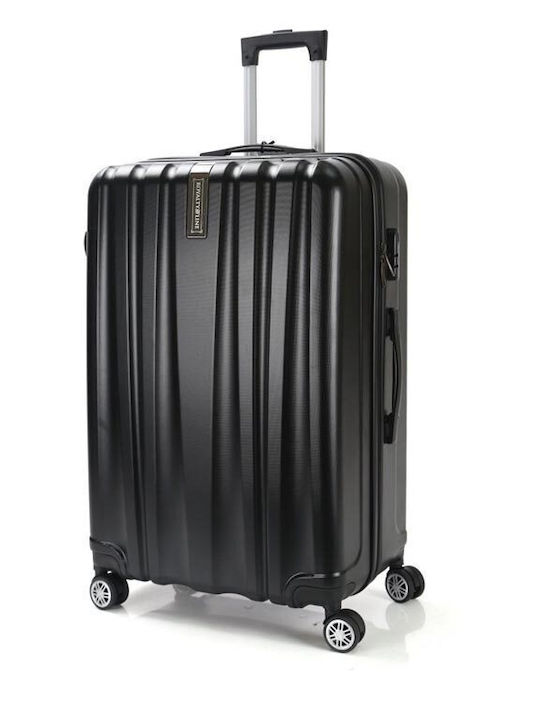 Комплект твърди куфари Royalty Line 3 бр. черен 4 колела RL-LTS18706-BLK
