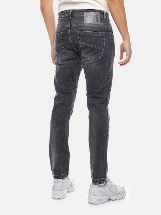 Men's Jeans Pants Cropped Grey