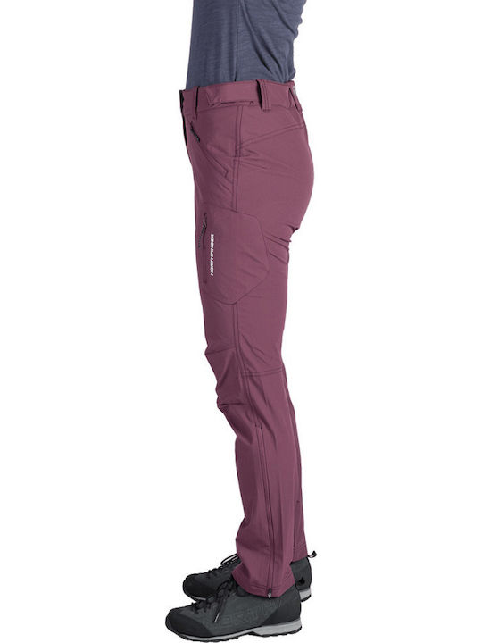 Northfinder Stretch Women's Hiking Long Trousers Purple