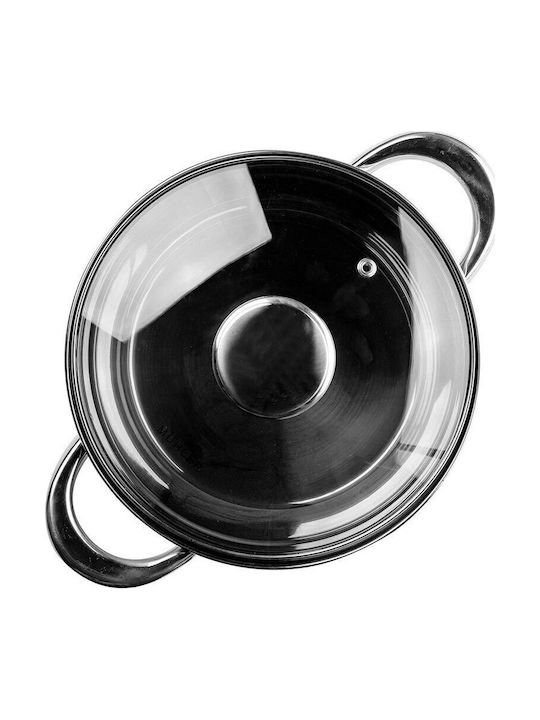 Muhler Βαθιά Ανοξείδωτη Κατσαρόλα 5.5lt / 24cm
