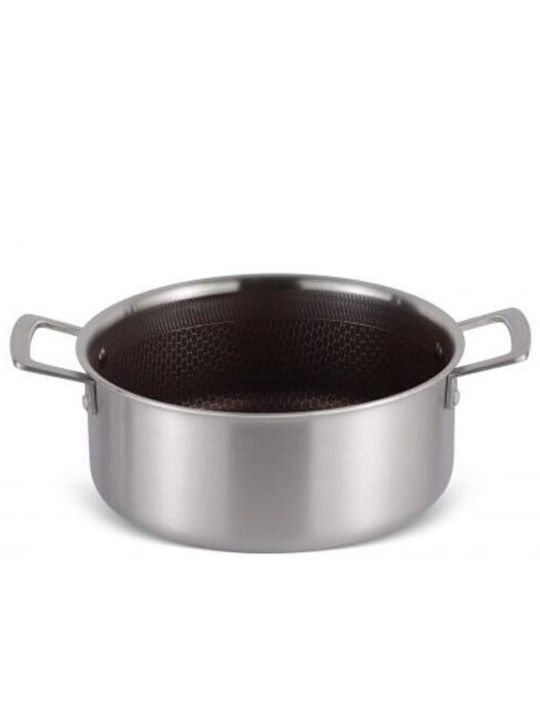 Edenberg Βαθιά Ανοξείδωτη Κατσαρόλα 22cm