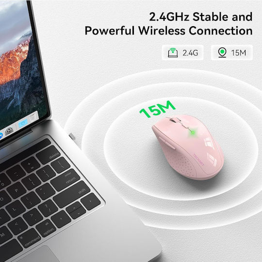 Tecknet EWM01002 Wireless Bluetooth Mouse Roz