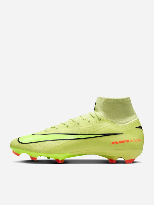 Nike Mercurial Superfly 10 Pro Football Shoes with Cleats Yellow Nike Mercurial Superfly 10 Pro Football Shoes with Cleats Yellow