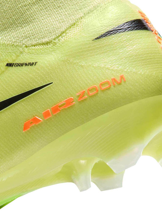 Nike Mercurial Superfly 10 Elite FG Football Shoes with Cleats Yellow