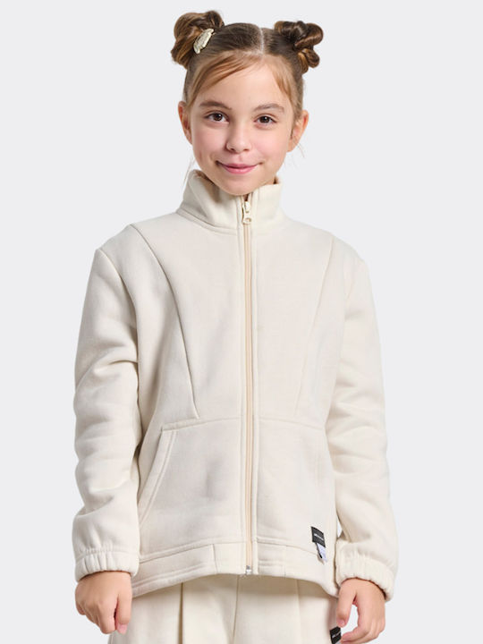 Athletic Kids Cardigan Cotton Porcelain Less Is More Minime