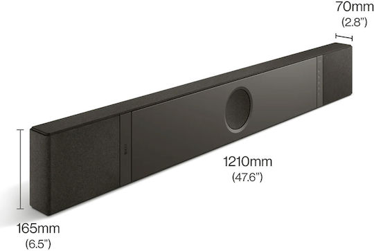 Kef XIO Soundbar 5.1.2 Wi-Fi Μαύρο