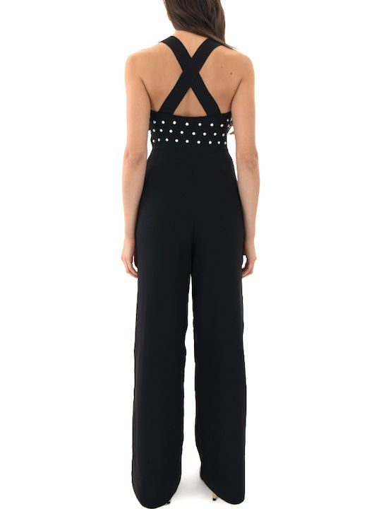 Tailor Made Knitwear Women's Sleeveless One-piece Suit Black