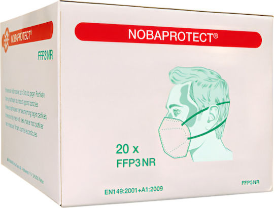 Nobamed Маска за защита FFP3 Бял 672063 20бр