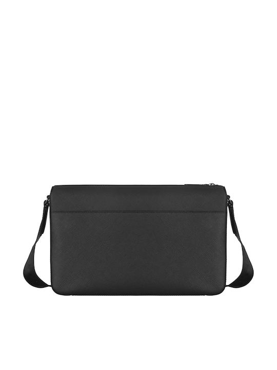 Edison Leather Men's Bag Messenger Black