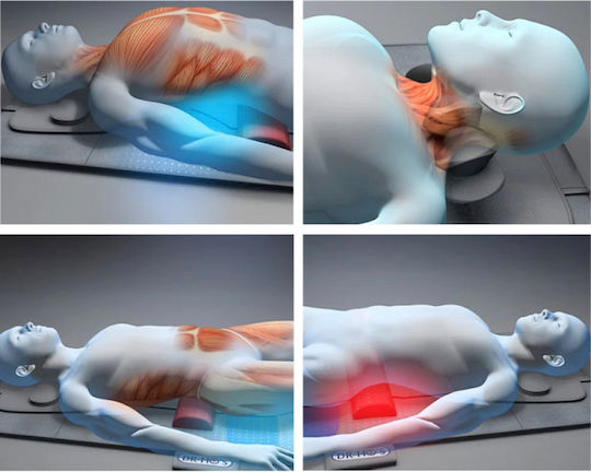 Mat Massage for the Neck, the Waist & the Back with Heating Function