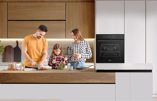 Midea Φούρνος άνω Πάγκου 72lt Π59.5εκ. Μαύρος
