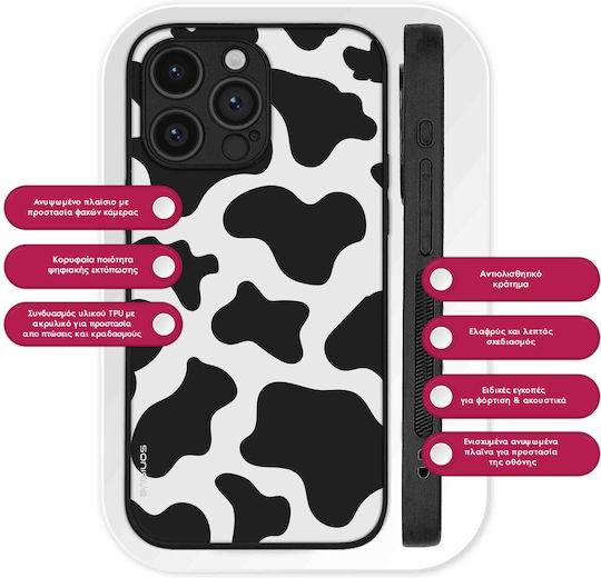 Θήκη Sonique Animal Print Series Vivo Y74s Vivo Y76 5g Cow 01