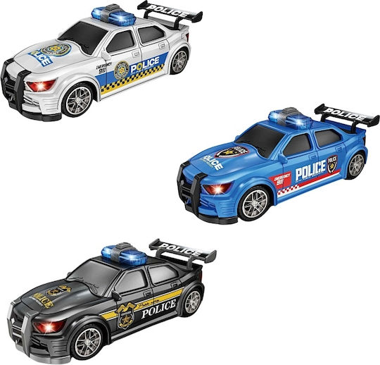 Blue Toys Όχημα Αυτοκινητάκι 1:20 Αστυνομικό Pull Back (Διάφορα Σχέδια) 1τμχ