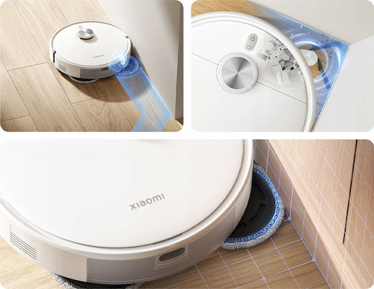 Xiaomi S40 Pro Robot Vacuum Cleaner with Laser Mapping & 15000Pa Suction Power White