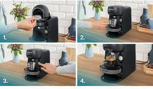 Bosch Finesse Кафемашина за капсули Tassimo Черна