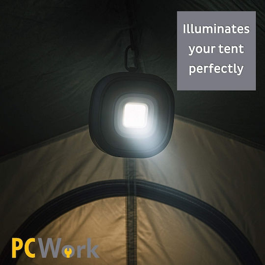 Pcwork Led Rechargeable Waterproof Camping Light with Flashlight 450lm